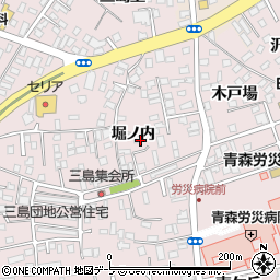 青森県八戸市白銀町堀ノ内周辺の地図