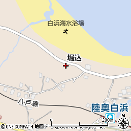 青森県八戸市鮫町堀込36周辺の地図