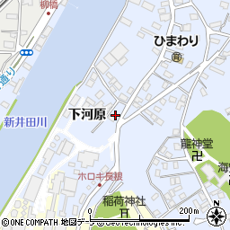 青森県八戸市湊町下河原1-31周辺の地図