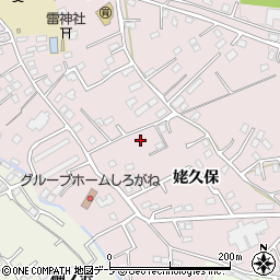 青森県八戸市白銀町姥久保周辺の地図