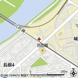 青森県八戸市売市滝周辺の地図