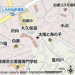 青森県八戸市大久保サクロツ9周辺の地図