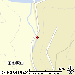 青森県平川市切明蛍沢周辺の地図