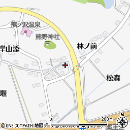 青森県八戸市尻内町松森11周辺の地図