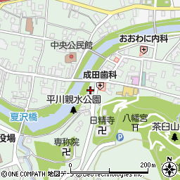 大鰐財産区事務所周辺の地図