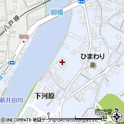 青森県八戸市湊町下河原18周辺の地図