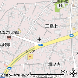 青森県八戸市白銀町（三島上）周辺の地図