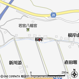 青森県八戸市尻内町根岸周辺の地図