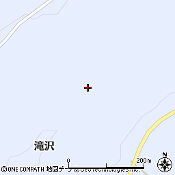 青森県十和田市滝沢下モ平周辺の地図