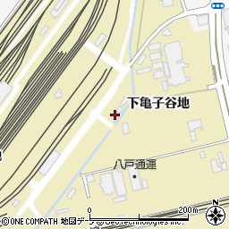 八戸運輸倉庫株式会社　八戸貨物営業所周辺の地図