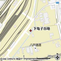 八戸通運株式会社　八戸貨物営業所・ＪＲコンテナ・貨車・倉庫・引越周辺の地図