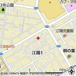 青森県八戸市江陽1丁目12-15周辺の地図