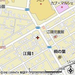 青森県八戸市江陽1丁目14-7周辺の地図