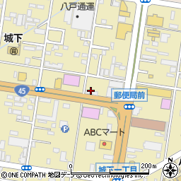 どんぶり屋台 かつてん 八戸城下店周辺の地図