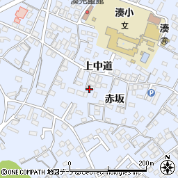 青森県八戸市湊町周辺の地図