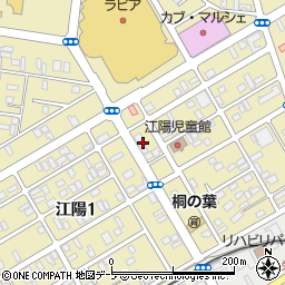 青森県八戸市江陽1丁目17-5周辺の地図