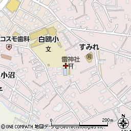 青森県八戸市白銀町中平周辺の地図