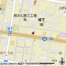 丸亀製麺 八戸店周辺の地図
