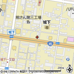 丸亀製麺八戸店周辺の地図