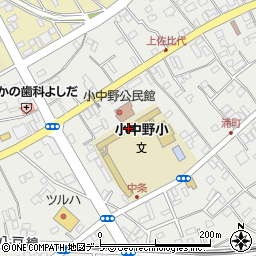 八戸市立小中野小学校周辺の地図