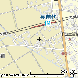 青森県八戸市長苗代制札前7周辺の地図
