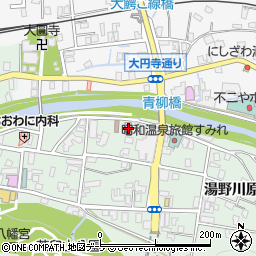 青森県南津軽郡大鰐町大鰐湯野川原27周辺の地図