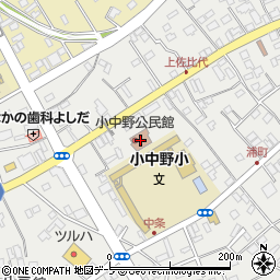 小中野公民館周辺の地図