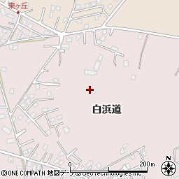 青森県八戸市白銀町白浜道周辺の地図