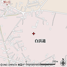 青森県八戸市白銀町（白浜道）周辺の地図