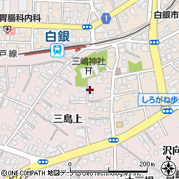 青森県八戸市白銀周辺の地図