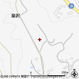 青森県八戸市尻内町泉沢周辺の地図