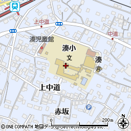 八戸市立湊小学校周辺の地図