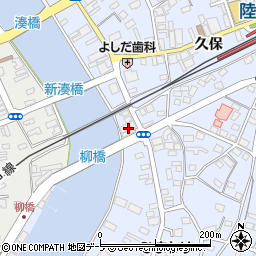 青森県八戸市湊町柳町周辺の地図
