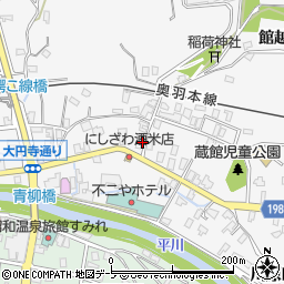 東奥日報大鰐販売店周辺の地図