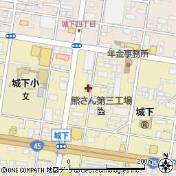 ファミリーマート八戸城下四丁目店周辺の地図