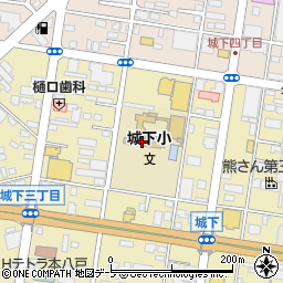 八戸市立城下小学校周辺の地図