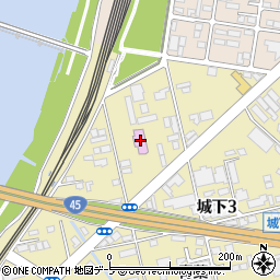 軽プラザサンライズ　八戸本店周辺の地図