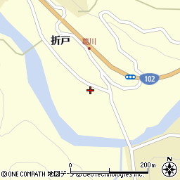 青森県平川市葛川折戸33周辺の地図