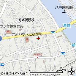 ファミリーマート八戸湊橋店周辺の地図
