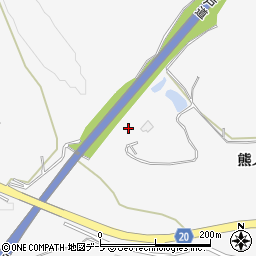 青森県八戸市尻内町熊ノ沢周辺の地図