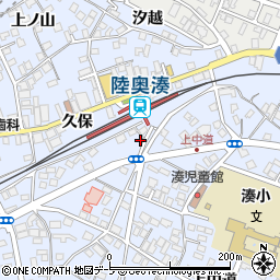 青森県八戸市湊町久保44周辺の地図
