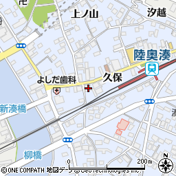 青森県八戸市湊町久保25-4周辺の地図