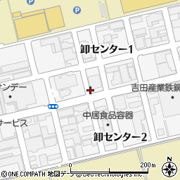 青森県八戸市卸センター周辺の地図