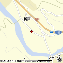 青森県平川市葛川折戸24周辺の地図