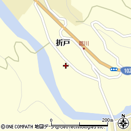 青森県平川市葛川折戸19周辺の地図