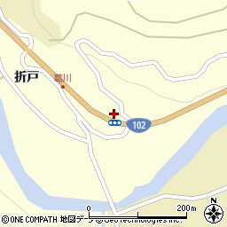 青森県平川市葛川家岸周辺の地図