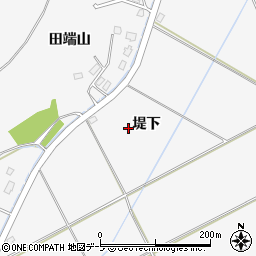 青森県八戸市尻内町堤下周辺の地図