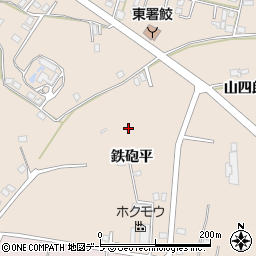 青森県八戸市鮫町鉄砲平周辺の地図