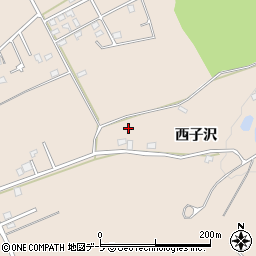 青森県八戸市鮫町西子沢周辺の地図