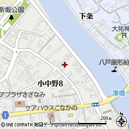 株式会社笹森電機周辺の地図